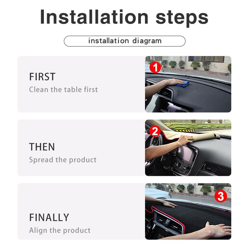 For Volkswagen VW Golf 8 MK8 R GTI R-Line   2022 2023 Car Dashboard Cover Mat Avoid Light Pads Anti-UV Non-Slip