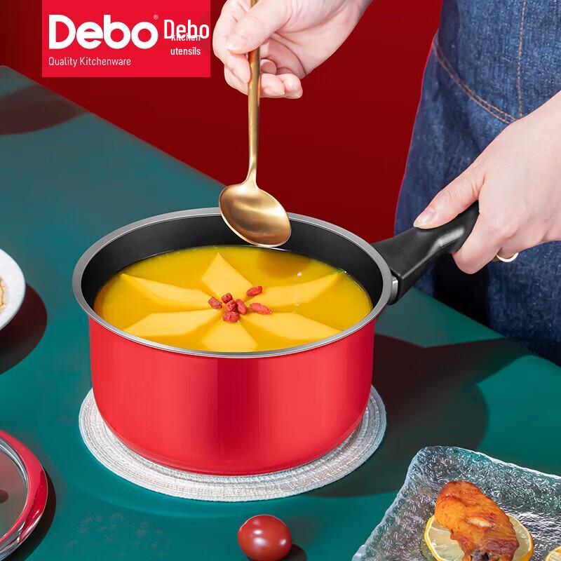Debo Himalayan 18cm Ceramic-Steel Milk/Soup Pot