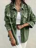 Cross 2026 Women's Magic Spinning Pearl-Embellished Denim Jacket
