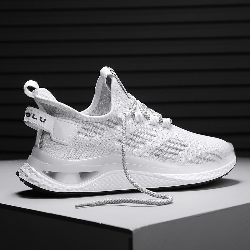 

Мужская обувь 2025 весна и лето новая попкорн повседневная кокосовая сетка дышащая ультралегкая амортизирующая спортивная беговая трендовая обувь 39