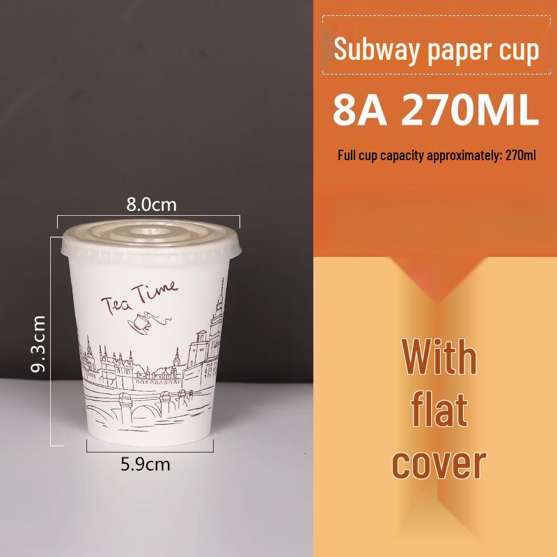 Disposable Paper Cups with Lids