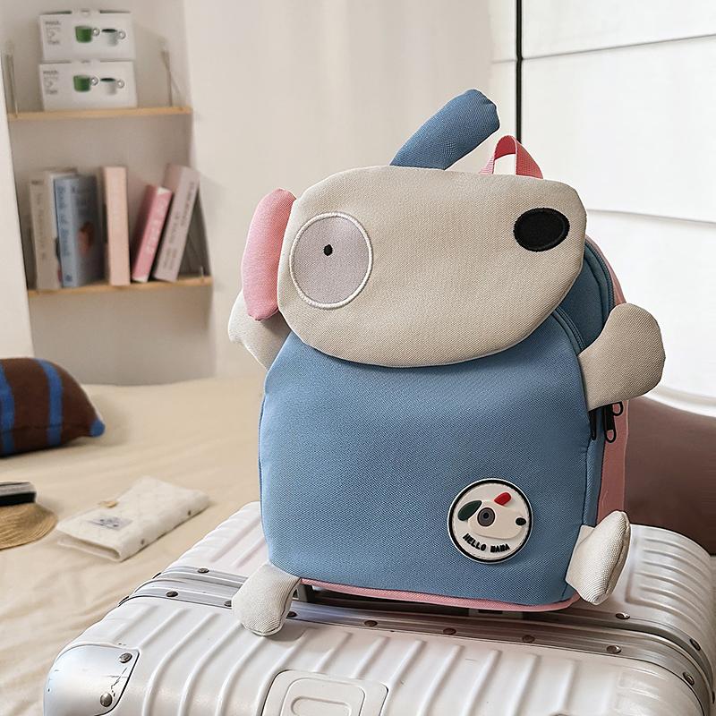 Kindergarten Schoolbag 1-3-5 Years Old Boys And Girls Anti-lost Children Small Backpack Color Contrast Backpack