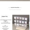 Solid Wood & Wrought Iron Earring Stand with Hooks - Jewelry Display & Storage Rack with Cardboard Packaging