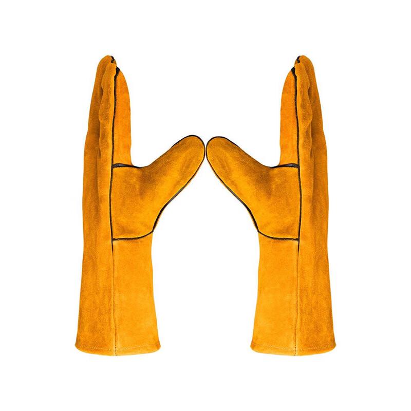 Kunpai Long Lined Cowhide Welding Gloves