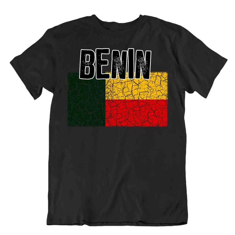 Flag T Shirt Benin Fashion Country Souvenir Gift Tee Pride logo