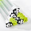 1/2/5Pcs Cute Panda Bamboo Eyelash Brush Tubes With  Lash Mascara Wands Eyebrow Comb Spoolies Applicators Makeup Tools