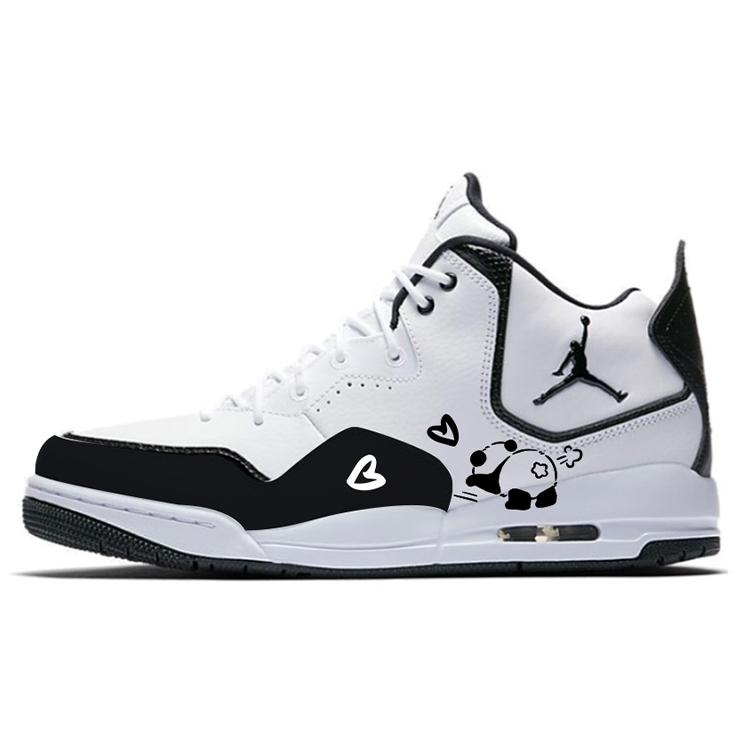 

Jordan Courtside 23 Cushioning Slip Resistant Abrasion Resistant Mid top Vintage Basketball Shoes Men s White AR1000-100(Team183-) 44