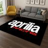 Tappeto Tappetino per Auto da Corsa A-Aprilia Logo Moto per Stanza dei Giochi Camera da Letto Soggiorno Divano Decorazione Casa, Tappeto per Area Giochi Bambini Tappetino Antiscivolo per Pavimento