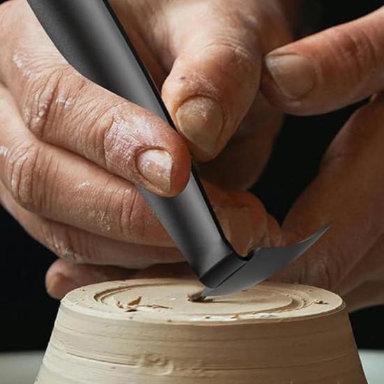 Pottery Trimming Tool High Durability Rust-Resistant Multipurpose DIY Double Ended Ceramic Clay