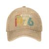 Washed Baseball Cap Vintage  Th Birthday Gift Aged  Years Old Summer Hip Hop Hats for Men Adult Funny Sun Baseball Caps