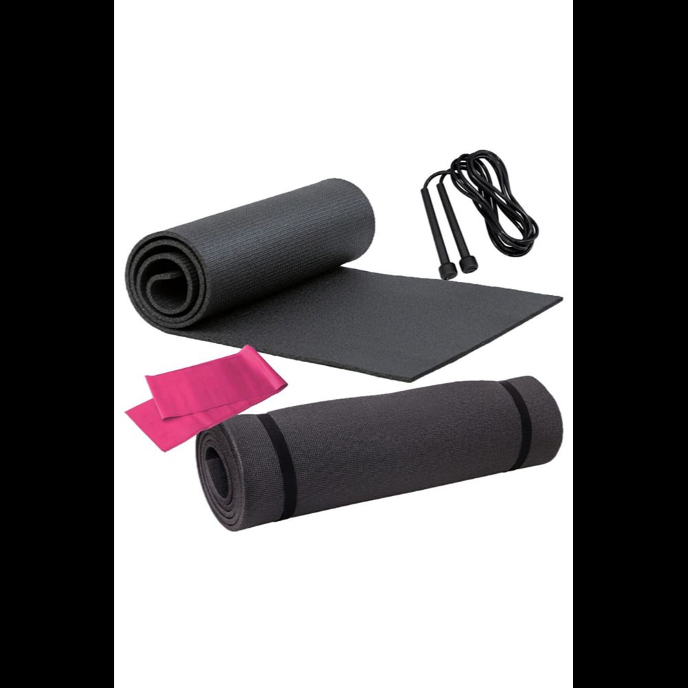 Cheap Pilates Mat Pilates Rubber Skipping Rope Yoga Exercise Mat Set 7mm Joom