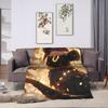 Umbreon  Warm Blanket  Kids Adult Plush Throw Blanket Novelty Couch Chair Flannel Bedspread Sofa Bed Cover