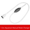 2.6m Aquarium Manual Water Changer Fish Tank Air Pump Cleaning Tools Handheld Aquarium Cleaner Vacuum Siphon Pump Pet Products