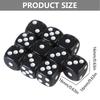 10Pcs 16mm 6 Sided Acrylic Number Cubes Coener Kid Toys for Digital Game Dice