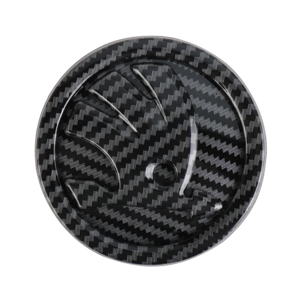 Autoaufkleber 2025 Neu ABS 80/90/100mm Auto Frontklappe Abzeichen Motorhauben Emblem Kofferraum Aufkleber Für Skoda Yeti Octavia Kamiq Fabia Kodiaq