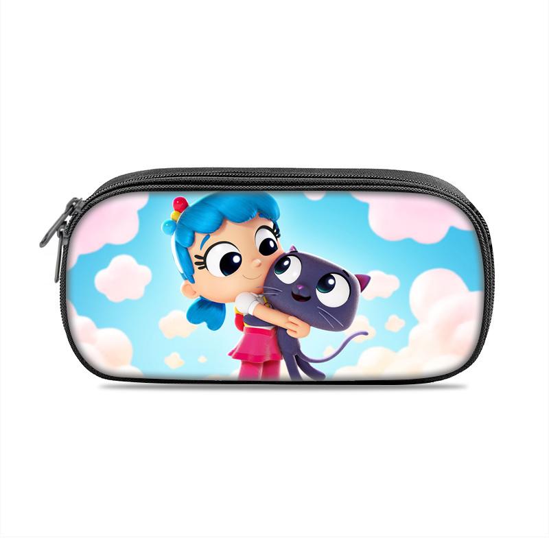 True and the Rainbow Kingdom pencil case storage pencil case large capacity cartoon print for male and female students