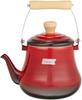 Wahei Freiz Teapot, Red, Enamel, IHGas Compatible, Rubani RB-1926