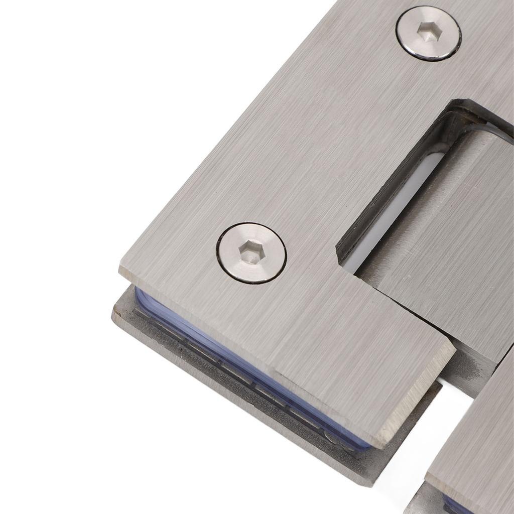 Rahmenloses Glasduschtürscharnier 180 Grad 120 lb Tragfähigkeit Hochbelastbares Badezimmertürscharnier für 8 mm bis 12 mm dickes Glas