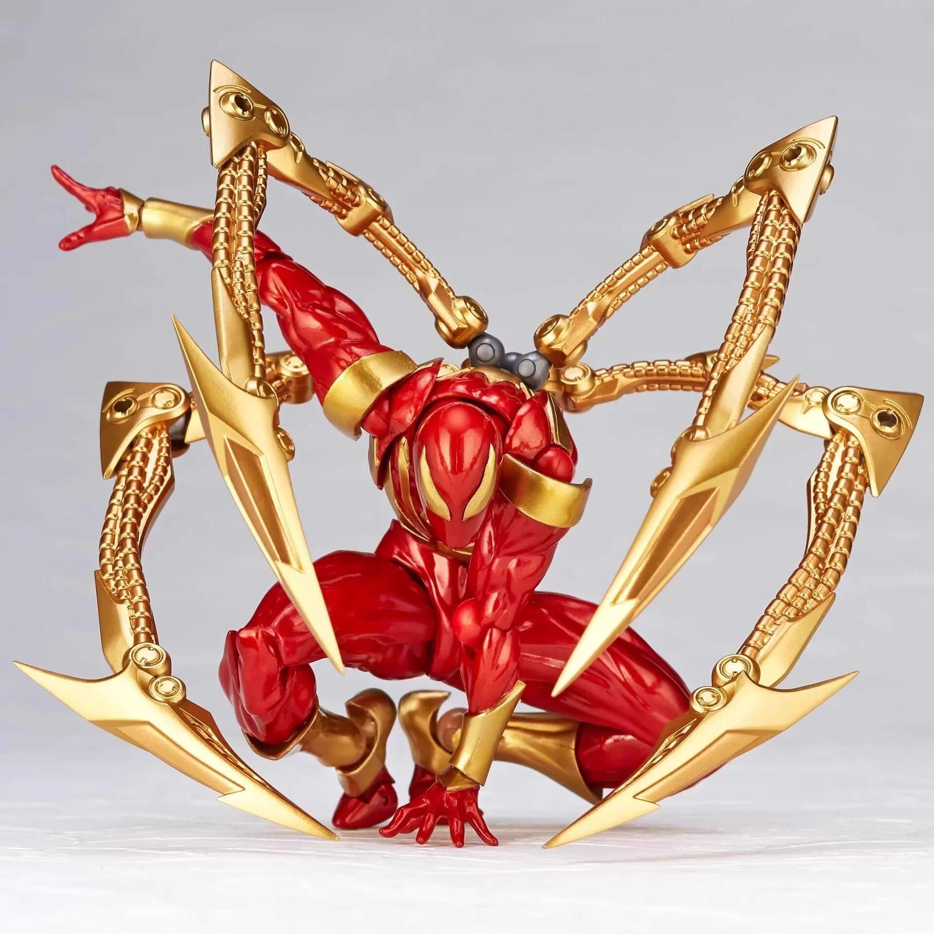 

Iron Spider YAMAGUCHI Man Peter Parker Black Red KAIYODO Action Figure Statue Model Collectible kids For Toy Gift красный