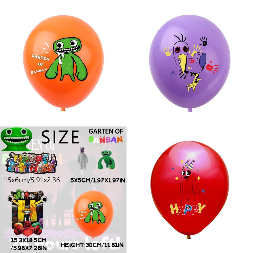 Beautifully Designed Garten Of Banban Garden Birthday Party Balloon Kit With Banner And Spread Balloons