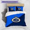 Set Biancheria da Letto 3 Pezzi Stampato FC Club Brugge Traspirante Copripiumino con Federe Biancheria da Letto Decorativa per Camera da Letto Casa