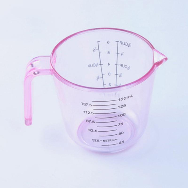 150Ml Plastic Clear Measuring Cup Handle Liquid Pour Spout Home Kitchen Tools