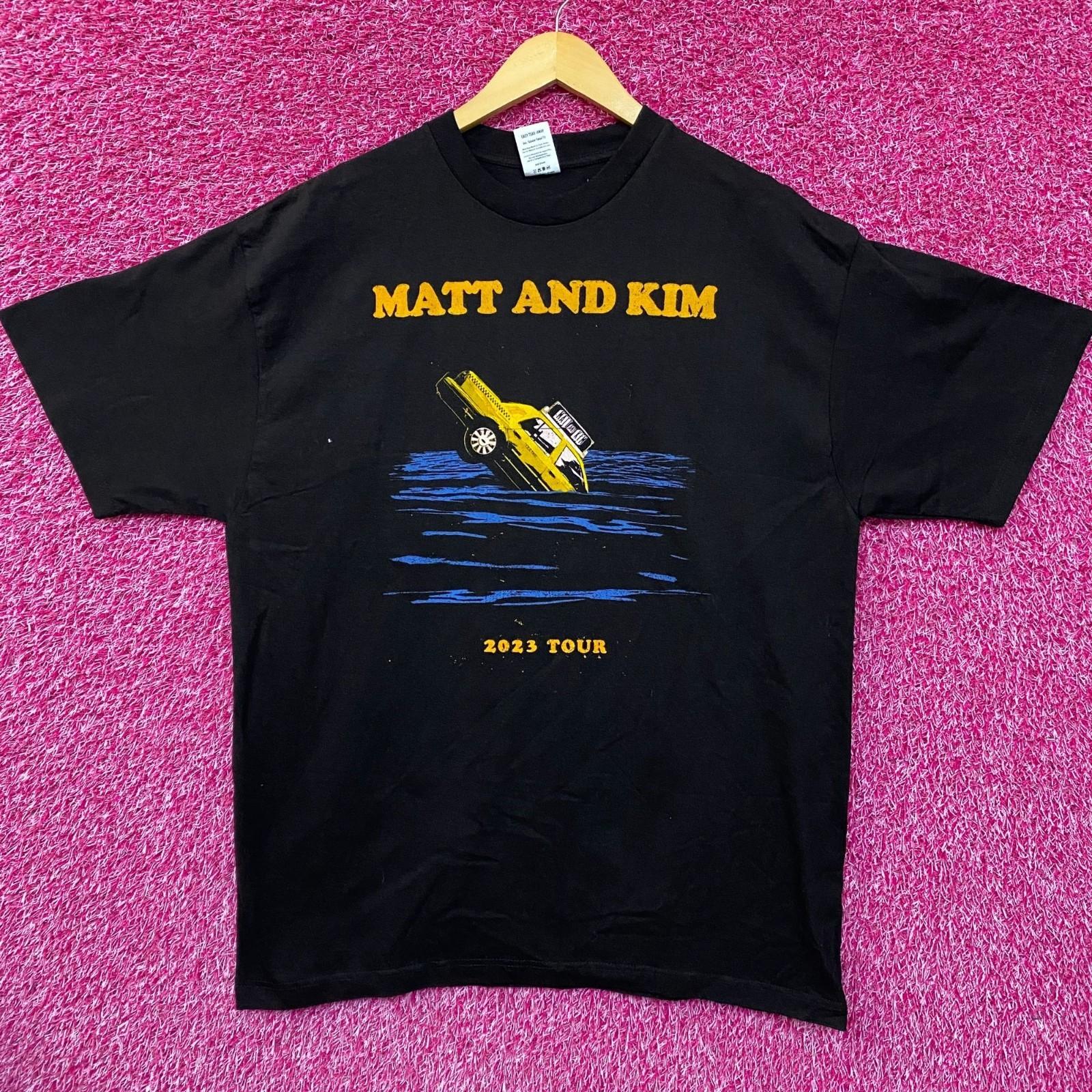 Matt and Kim 2023 Tour Graphic Design T-Shirt 4XL