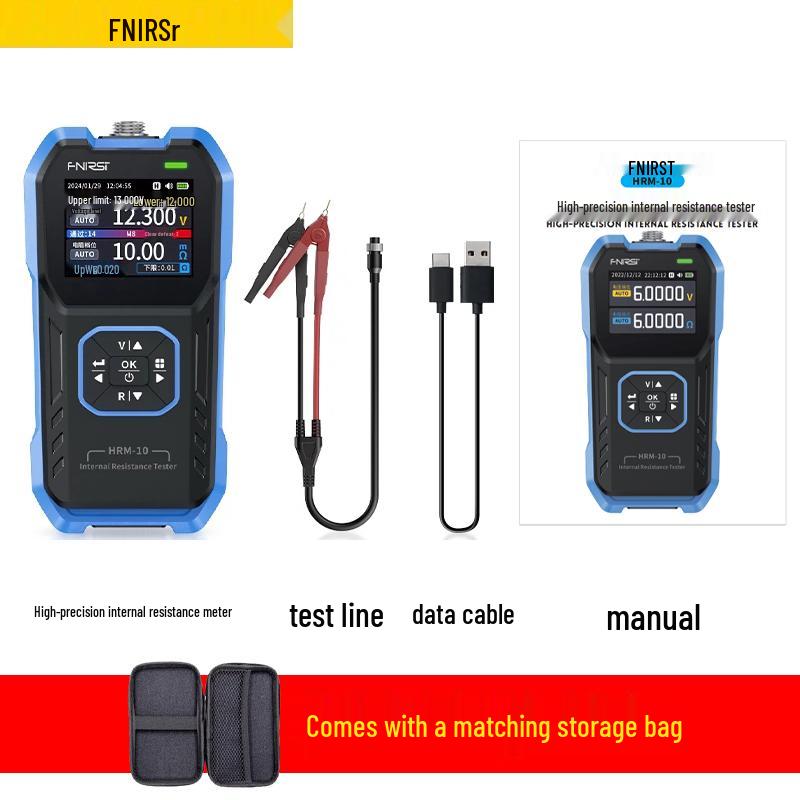 

HRM10 Высокоточный тестер напряжения и внутреннего сопротивления литиевых аккумуляторов 18650
