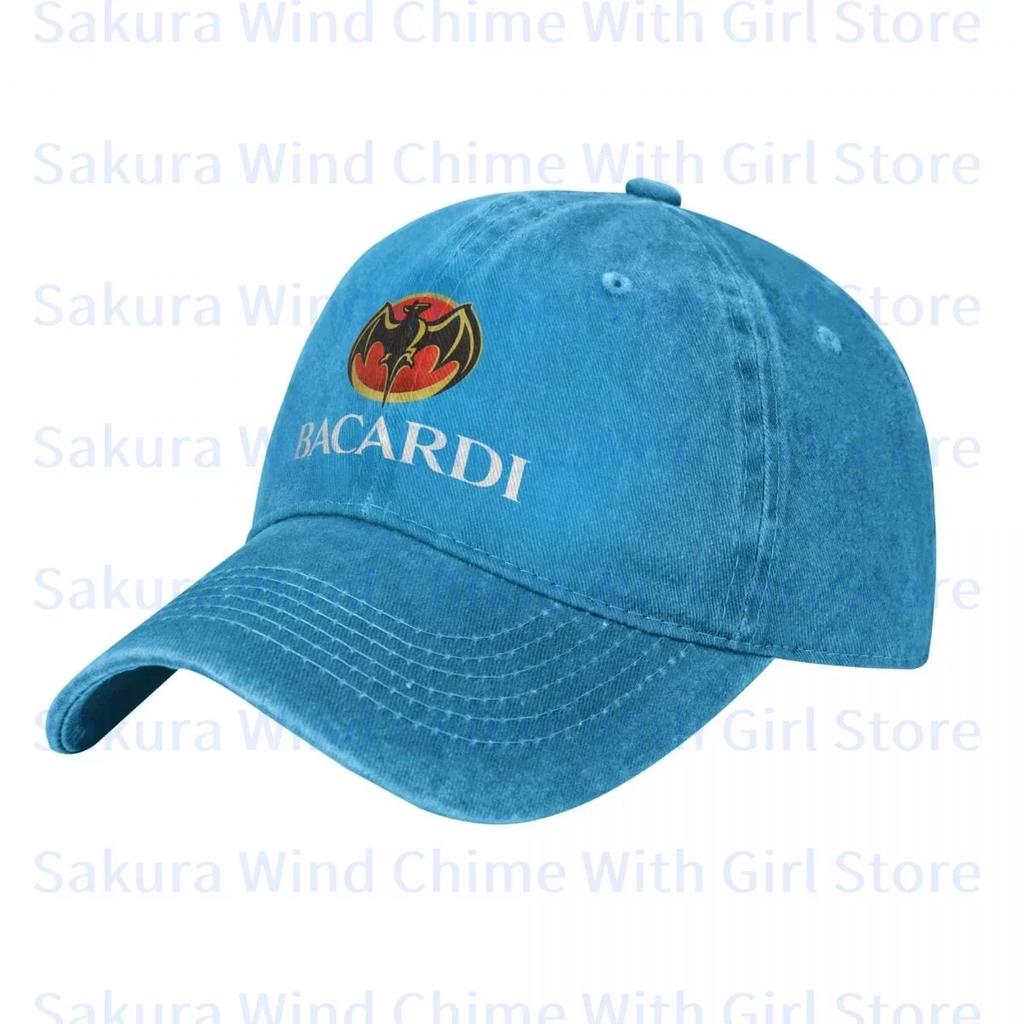 Fashion Bacardi Baseball Cap for Men Cotton Hats Adjustable Hat Casual Truck Driver Hat
