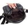 BULLCAPTAIN Genuine Leather Men's Crossbody Shoulder Bag Vintage Cowhide Messenger Bag for Male Small Casual Handbag