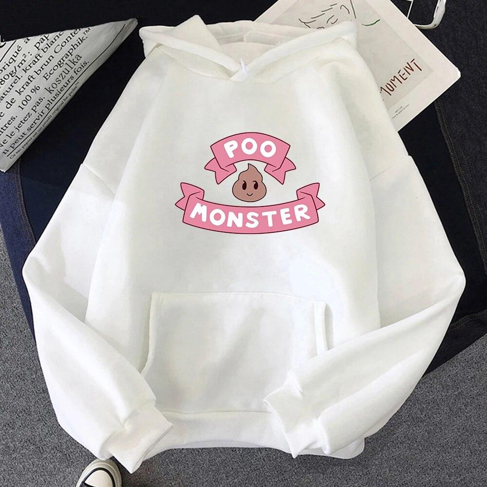 Anime Bee und Puppycat Poo Monster Hoodie Kawaii Winter Frauen Hoodies Frühling/Herbst Unisex Sweatshirt Vintage Harajuku Sudaderas Unisex