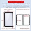 Aluminium Frame 35PT /CGC Graded Cards Protector Transparent Double-sided Glass Card Protective Case Durable UV Protection