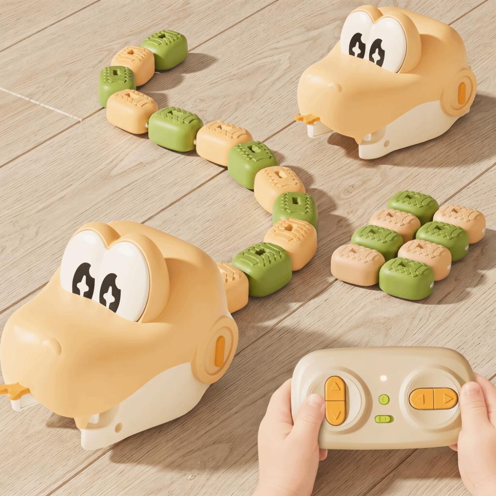 Magnetic Remote Control Car Rechargeable Greedy Snake Car Fun Game RC Snake Car Toy Boys Toy
