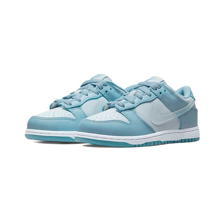 Nike Dunk Low PS Aura Clear Çocuk Spor Ayakkabı Mavi Aşınmış-Mavi Beyaz DH9756-401