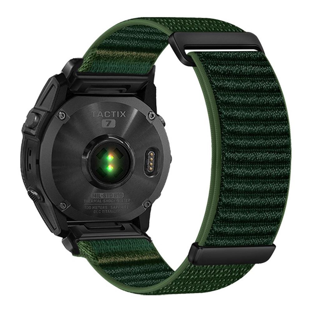 20mm Uhrenarmband für Garmin Fenix 7S / 7S Pro / 6S / 6S Pro Zweiteilig Klettverschluss Nylon Gewebtes Armband
