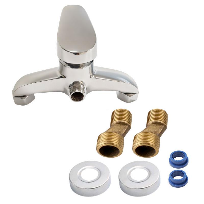 

1 шт. Смеситель для душа с термостатом для ванной комнаты, смеситель для душа с клапаном смешивания горячей и холодной воды, смеситель для душа, переключатель крана для душа