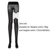 Sexy Metallkette Öl Glänzend Strumpfhose Nahtlos Transparent Glänzend Strümpfe Hoher Bund Strumpfhose Party