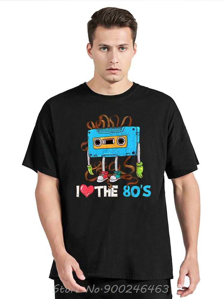 Born In 80's Limited Edition Cassette T Shirt Graphic Fashion Birthday Gifts Cotton Tees Old Vintage High Quality T-Shirt