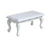 starPG Dollhouse Scenery Series 112 Scale Miniature Wooden Furniture (White Coffee Table)