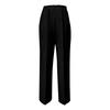 High Waist Wide Leg Pants for Women Elegant Straight Leg Trousers with Button and Zipper Closure Office Wear