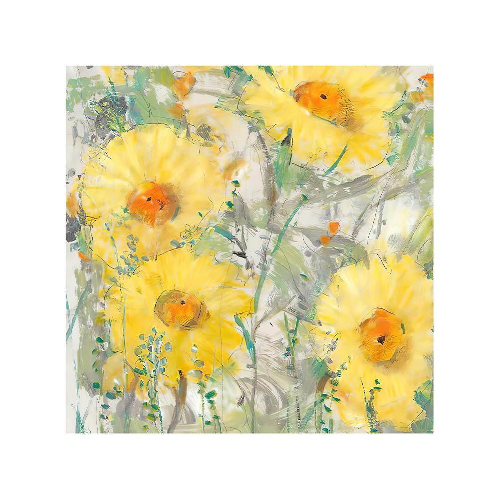 

Абстрактний Скандинавський Простий і Свіжий Живопис Олією Жовта Рослина Мистецтво Декоративна Картина Розпилення Фарбою Настінне Мистецтво Картини для Вітальні Домашній Декор 20x20cm