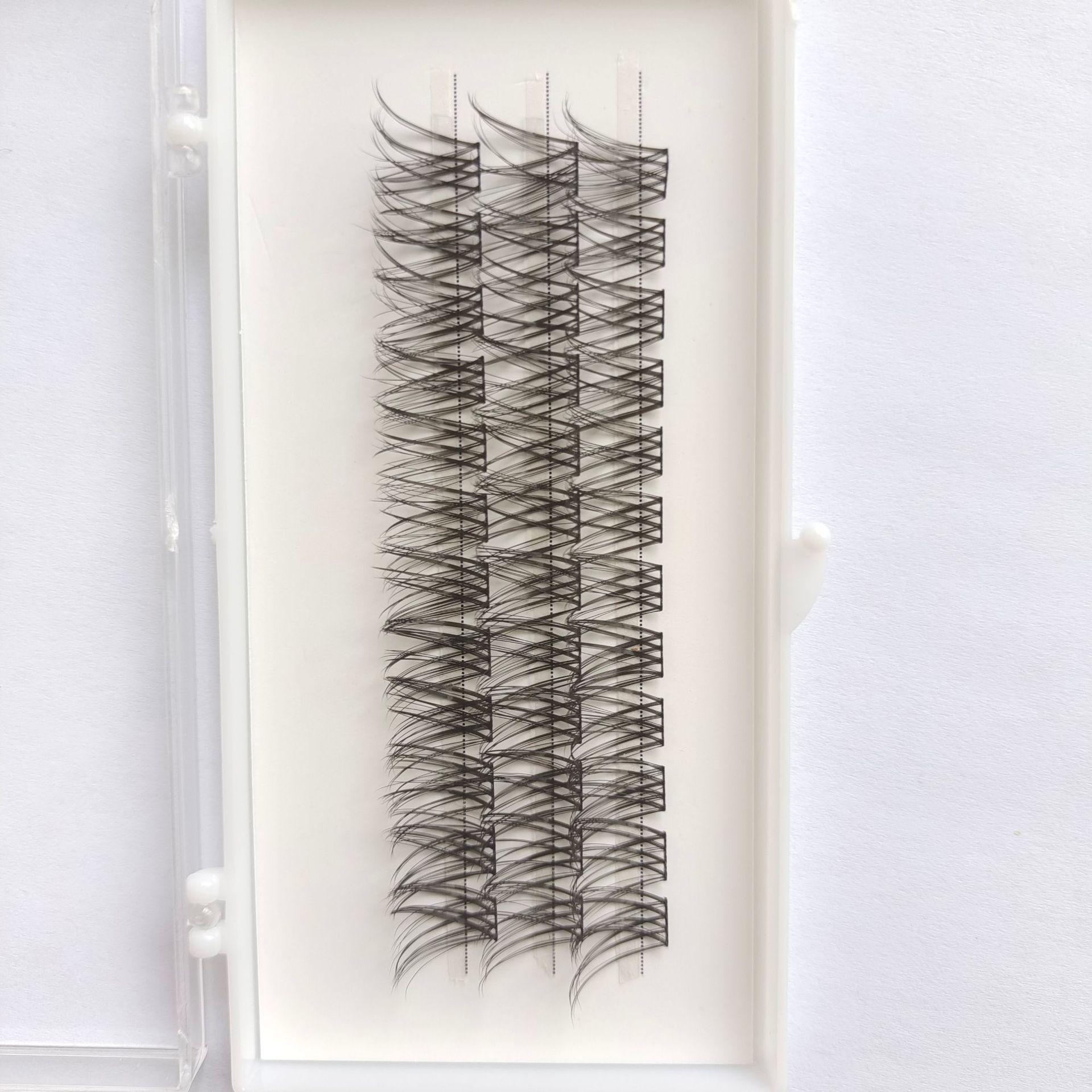 

Segmented 2A Cluster Single Strand Makeup Eyelashes 8mm