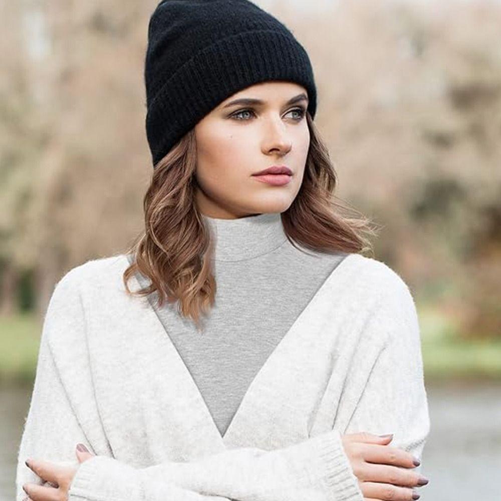 Detachable False Collar High-neck Lapel Turtleneck Fashion Shirts Collar Patch