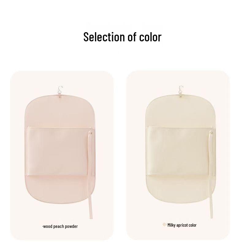 Foldable Fabric Storage Bag for Clothes and Wardrobe Organization Peach Pink - 90x58cm