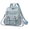 Vintage Women's Backpack PU Dual-purpose Shoulder Bag Large Capacity Commuter Backpack