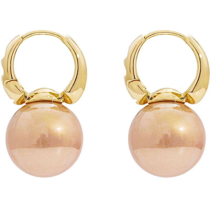 Pearl Stud Earrings - High-end Ear Ornaments with Stud-shaped Earpins
