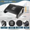 New Under Desk Footrest with Massage Rollers Ergonomic Foot Stool for Home Office Pain Relief and Comfort