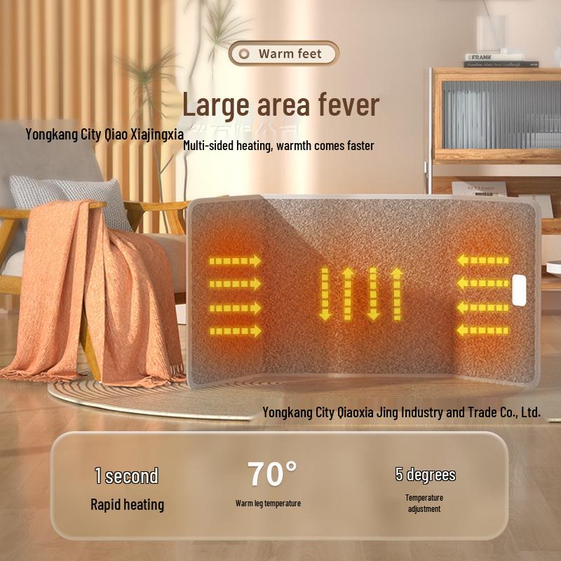 Smart Three-Dimensional Under-Desk Foot Warmer for Home or Office