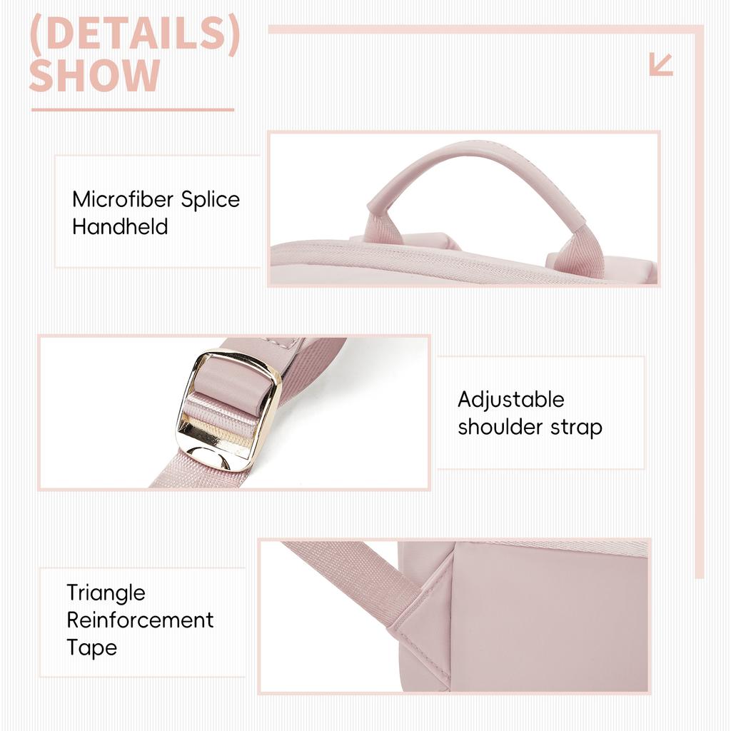 Luxury Women Nylon Backpacks Fashion Casual Daypack, Laptop Backpack For Woman Study Work Travel Fashion Schoolbag For Teen Girl