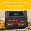 6/7/8/ Inch Air Fryer Rack Square/Round/RectangleBBQ Grill Holder Vegetable Fruit Dehydrator Rack Airfryer Baket Accessories